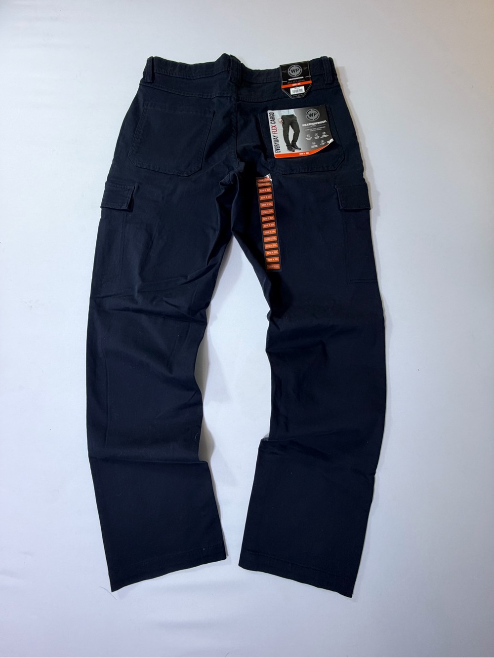 Weatherproof Men's Vintage Black Cargo Pants 32 x 32 Flex Utility Pant